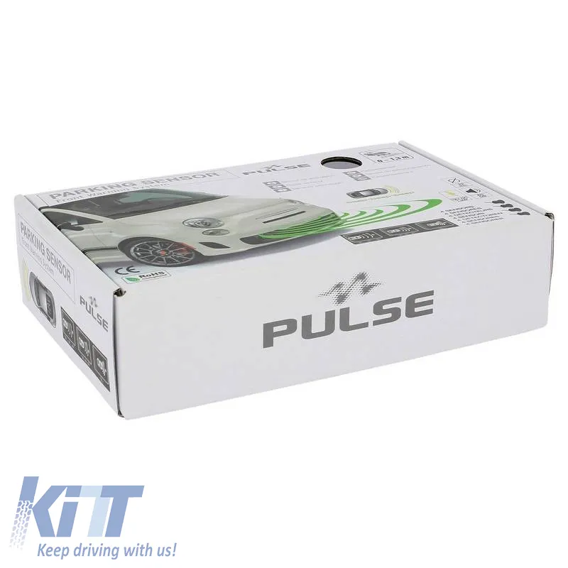 Parking Sensor PDC Front suitable for 4 Sensors 22mm Black With Buzzer Pulse FRTALRM