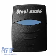 Parking System PDC with 2 Sensors 18mm Piano Black with Display Steel Mate 4386-image-6309040