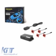 image-21-Parksensor PDC mit 4 internen Sensoren 16mm schwarz mit Buzzer OEM Steelmate PTS411EX OEM
