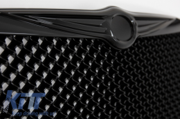Parrilla Delantera para CHRYSLER 300C Sedan Bentley Look 04-11 Negro Brillante-image-6009111