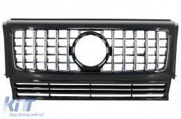 Parrilla delantera para MERCEDES G W463 1990-2014 Nuevo G63 GT-R Panamericana Design-image-6031953