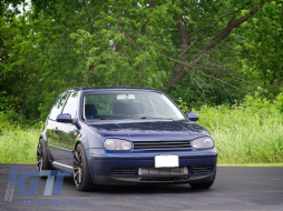 Parrilla delantera sin Insignia para VW Golf 4 IV 1997-2005 Rejilla-image-6022346