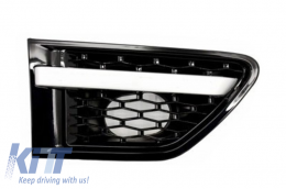 Parrilla Laterales para Rover Sport Facelift 2009-2013 L320 Autobiography Negro-image-6006759