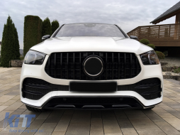 Parrilla Para Mercedes GLE SUV W167 V167 GLE C167 Sport Line 2019+ GTR Look Todo negro-image-6090325