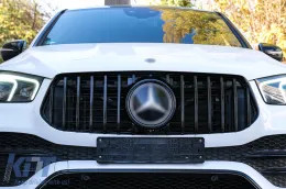 Parrilla Para Mercedes GLE SUV W167 V167 GLE C167 Sport Line 2019+ GTR Look Todo negro-image-6098271