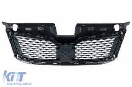 Parrilla para Skoda Octavia III 5E Facelift Sedán Wagon 2017-2020 Negro/Cromo-image-6113213