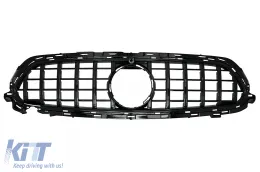 image-62-Parrilla Rejilla para Mercedes Clase E Facelift W213 S213 C238 A238 Sport Line 2020+ GT-R Panamericana Design Negro