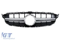image-46-Parrilla Rejilla para Mercedes W205 S205 A205 C205 Facelift 03.18-20 sin cámara