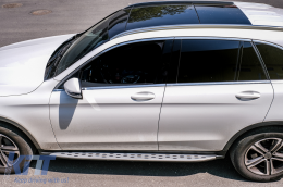 Pasos laterales Estribos Para Mercedes GLC X253 2015+ GLC Coupe C253 2016+-image-6093447