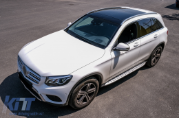 Pasos laterales Estribos Para Mercedes GLC X253 2015+ GLC Coupe C253 2016+-image-6093450