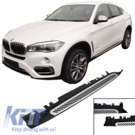 Pasos laterales SUV estribos para BMW X6 F16 14+ Design Side Steps-image-6049232