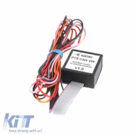 PDC parkolóradar 4 belső szenzorral 16mm fekete, hangjelzővel, Canbus, Steelmate PTS410-VW BTI-image-6299560