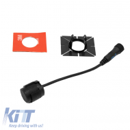 PDC parkolóradar 4 belső szenzorral 16mm fekete, hangjelzővel, Canbus, Steelmate PTS410-VW BTI-image-6299562