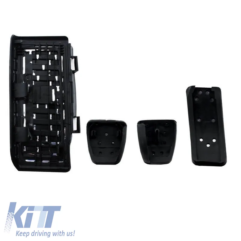 Pedal Aluminium And Footrest Suitable for Audi A1 8X / A3 8V / TT 8S / Q2 / Seat Leon 5F / VW Golf 7 / Passat B8 / Tiguan / Touran 16+ Manual Set 4 Pcs
