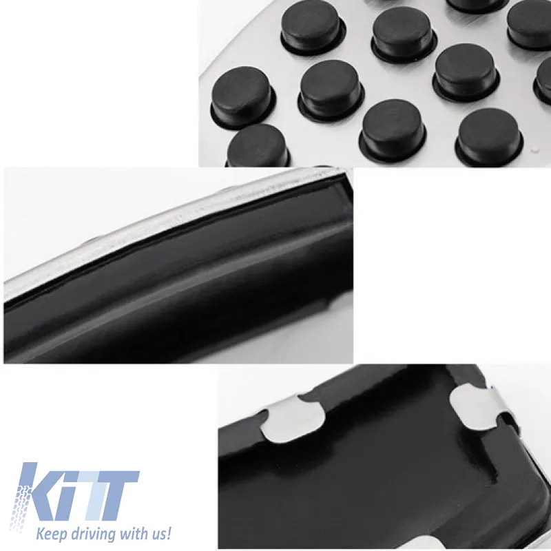 Pedal Aluminium suitable for Opel Astra J 10-15 / Insignia 08-16 / Mokka 12-16 Automatic 2 Pcs KPOPA02