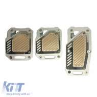 Pedal Aluminium Universal Crystal Set 3 Pcs 22319