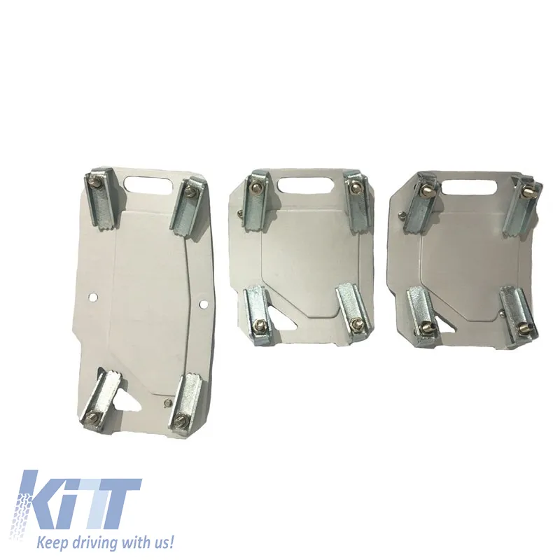 Pedal Aluminium Universal Crystal Set 3 Pcs 22319