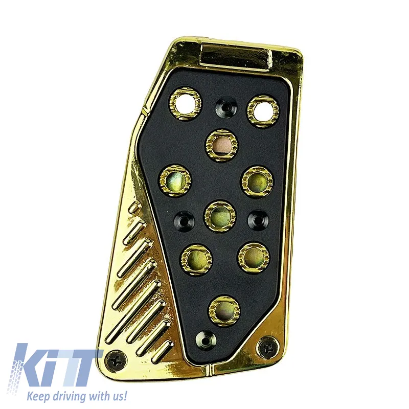 Pedal Aluminium Universal Deluxe Sports Kit Gold Set 5 Pieces