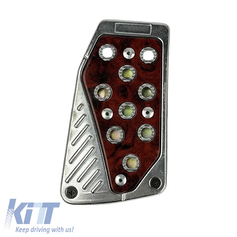 Pedal Aluminium Universal Deluxe Sports Kit Brown-Silver Set 5 Pieces
