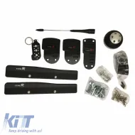 Pedal Aluminium Universal Type-R Black Color Set 8 Pcs-image-6297377