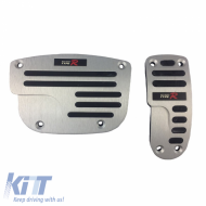 Pedal Aluminium Universal Type-R Silver Automatic 2 Pcs TR-2410