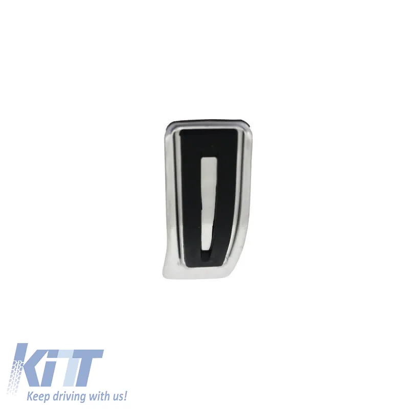 Pedal Aluminium With Footrest Suitable for Audi A4 B8 08-15 / A5 08-16 / Q5 08-16 / A6 11-15 / A7 / Porsche Macan Automatic Set 3 Pcs