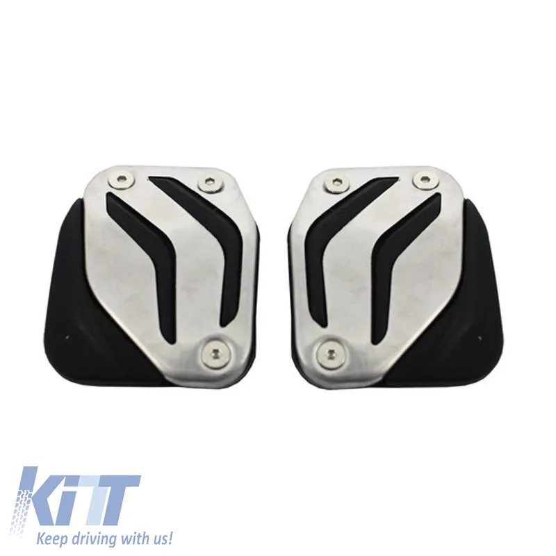 Pedal Aluminium With Footrest Suitable for BMW 5 F10, 6 F12/F13, X3 F25, X4 F26 Manual Set 4 Pcs