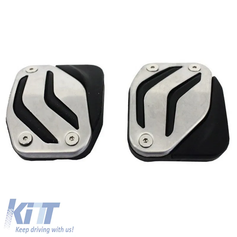 Pedal Aluminium With Footrest Suitable for BMW F20 11+, F22 14+, F30 11+, F32 13+ Non Automatic Set 4 Pcs KPBM02