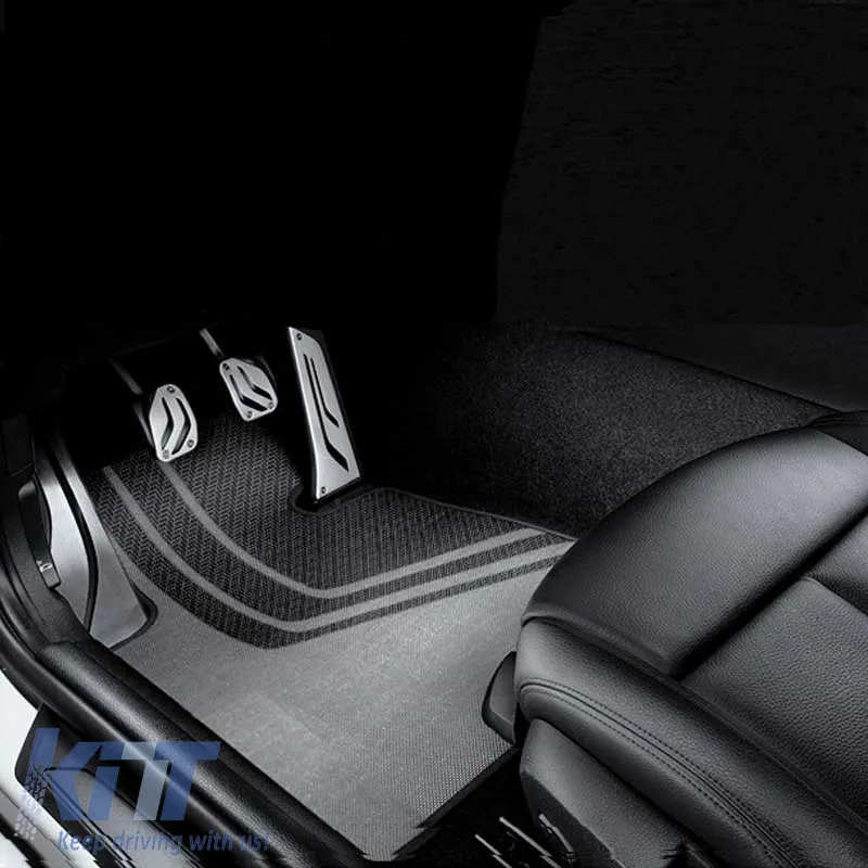 Pedal Aluminium With Footrest Suitable for BMW F20 11+, F22 14+, F30 11+, F32 13+ Non Automatic Set 4 Pcs KPBM02