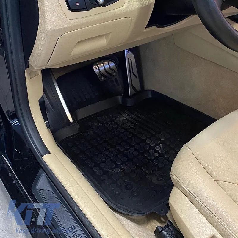 Pedal Aluminium With Footrest Suitable for BMW F20 11+, F22 14+, F30 11+, F32 13+ Automatic Set 3 Pcs KPBM01
