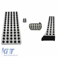 image-51-Pedal Aluminium With Footrest Suitable for Mercedes-Benz W204 07-14 / W211 02-09 / GLK 08-15 Automatic Set 4 Pcs KPMB01