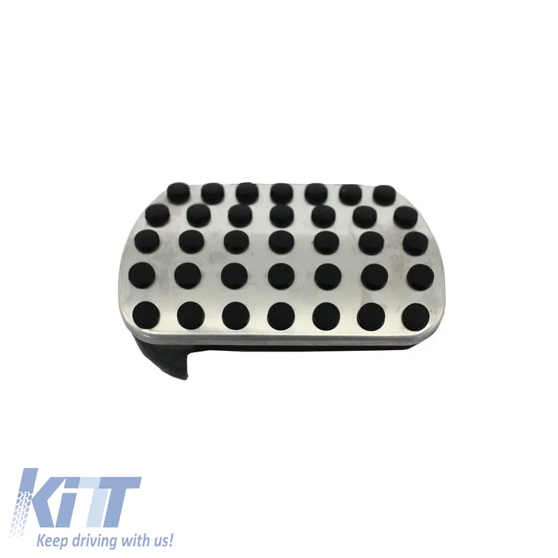 Pedal Aluminium With Footrest Suitable for Mercedes-Benz W204 07-14 / W211 02-09 / GLK 08-15 Automatic Set 4 Pcs KPMB01