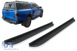 image-14-Pedane Gradini laterali per Ford Ranger T6 2011-2020 cabina doppia