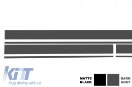 Pegatina Superior Portón trasero Gris para Mercedes C205 A205 2014+ A45 Look-image-6063406
