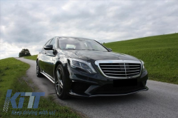 Peraje branika prednjeg odbojnika prikladne za Mercedes Branik S-klase S63 Dizjan (2013. kasnije) Black Edition-image-6021985