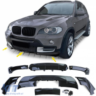 Performance body kit set front rear black gloss fits for BMW X5 E70 07-10 - ODBKB6014775