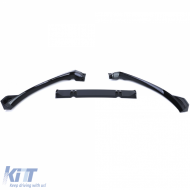 Performance első spoiler ajak fényes fekete - Audi A5 8T 8F 2011-2017-image-6296719