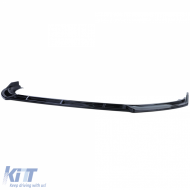 Performance első spoiler toldat fényes fekete Audi A3 8V Facelift 2016-2020-image-6197692