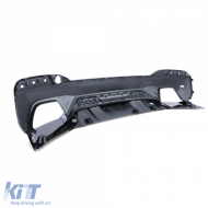 Performance gloss rear diffuser suitable for 5 Series BMW G30 G31 from 16 520 525 530 540-image-6261739