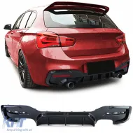 image-22-Performance Heckdiffusor Duplex 4-Rohr geeignet für BMW 1er F20 F21 M135 M140 15-19