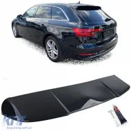 image-14-Performance-Heckspoiler in Schwarz Hochglanz, geeignet für Audi A4 B9 8W 15-22 Avant