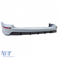 Performance-Heckstoßstange + Diffusor geeignet für VW Bus T6 + 6.1 mit Doppeltür-image-6200704