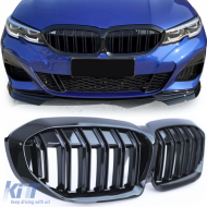 Performance Karosserie-Kit Spoiler Kühlergrill Diffusor Seitenschweller geeignet für BMW 3er G20 2019-2022-image-6198285