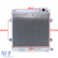 Performance racing aluminum water radiator suitable for 3 Series BMW E30 M3 85-91-image-6259102