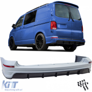 image-48-Performance rear bumper + diffuser fits VW Bus T6 + 6.1 with double door