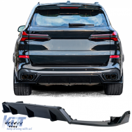 Performance rear diffuser 3-piece gloss black fits BMW X5 G05 from 2018 - ODRBDB6025193