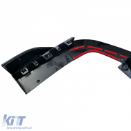 Performance rear diffuser 3-piece gloss black fits BMW X5 G05 from 2018-image-6257305