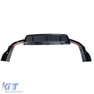 Performance rear diffuser 3-piece gloss black fits BMW X5 G05 from 2018-image-6257307
