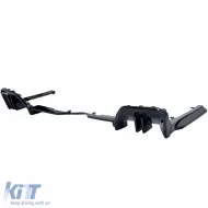 Performance rear diffuser Black Gloss fits 5 Series BMW G60 G61 + i5 from 2023-image-6326403
