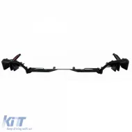 Performance rear diffuser Black Gloss fits 5 Series BMW G60 G61 + i5 from 2023-image-6326404